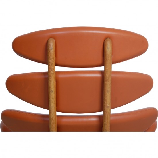 For Sale | Poul M. Volther Corona chair in cognac aniline leather